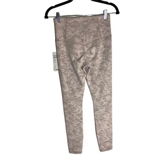 NWT Athleta Elation Textured Tight Leggings Frosted Floral Pink-sz Small - Picture 6 of 8